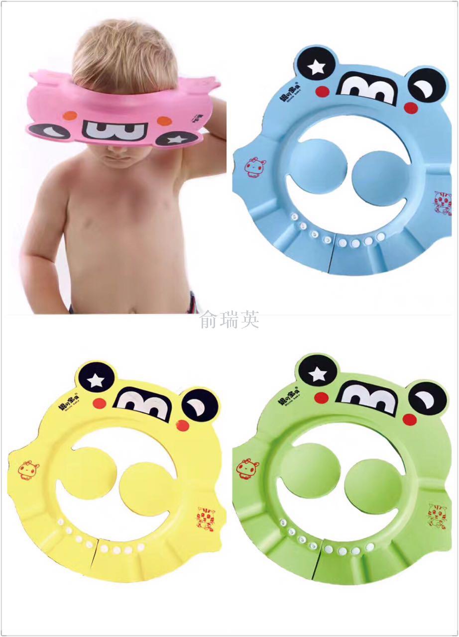 Wholesale new children's hair washing caps, bath caps, infant bath caps, multi-functional adjustable panda ear protection bath caps