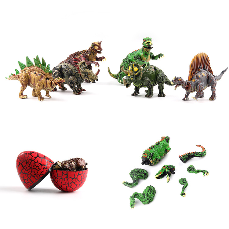 Large-sized simulation dinosaur model 4D three-dimensional assembly dinosaur egg children's educational toy dinosaur egg details Picture