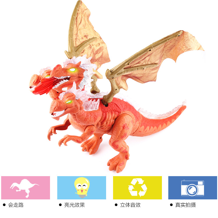 Dinosaur toys, Jurassic Park toys, simulation animals, dinosaur Trichosaurus, dinosaur model Specification image