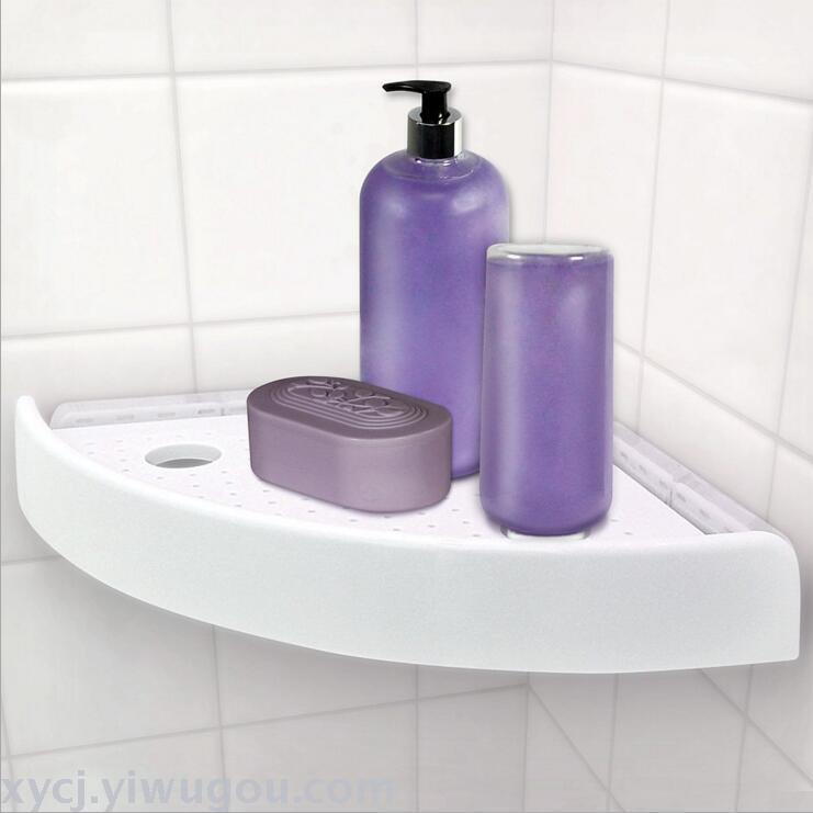 Bathroom rack, storage rack, wall-mounted seamless multi-functional triangular rack