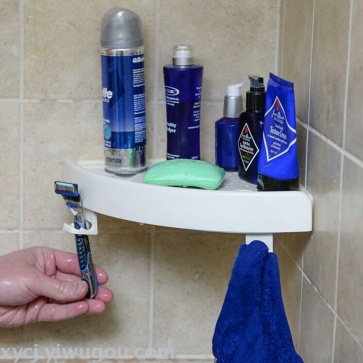 Bathroom rack, storage rack, wall-mounted seamless multi-functional triangular rack Specification image