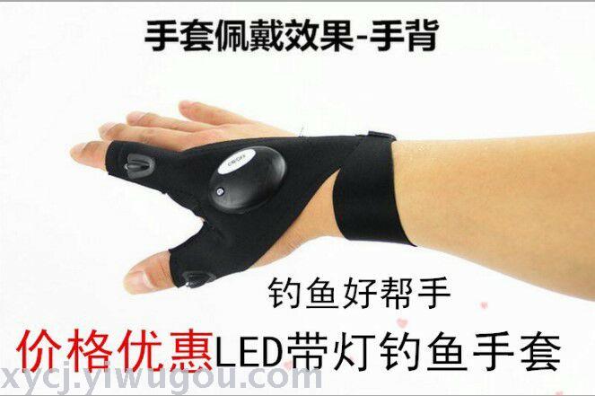 GLOVELITE luminous cycling sports gloves, car repair lighting gloves Application Scenario