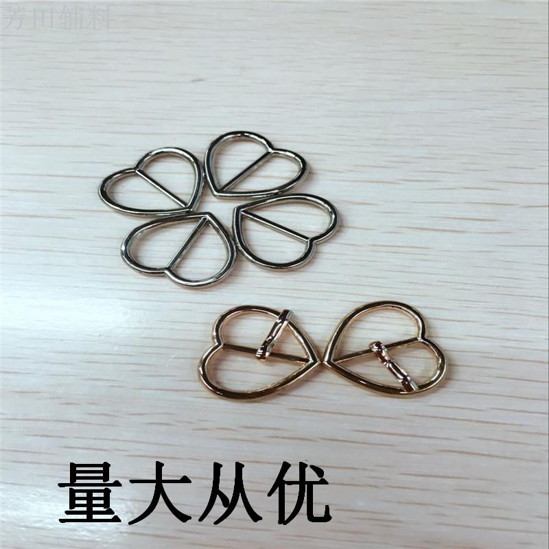 Alloy heart third buckle, belt belt buckle, hat shoe decoration buckle Application Scenario