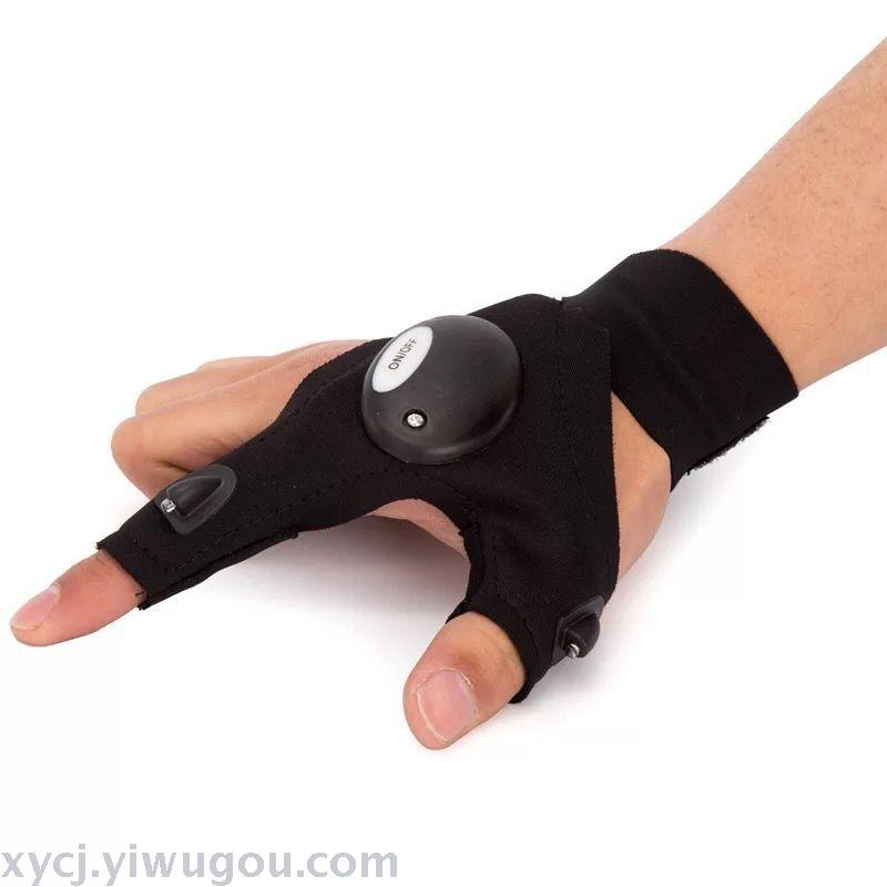 GLOVELITE luminous cycling sports gloves, car repair lighting gloves details Picture