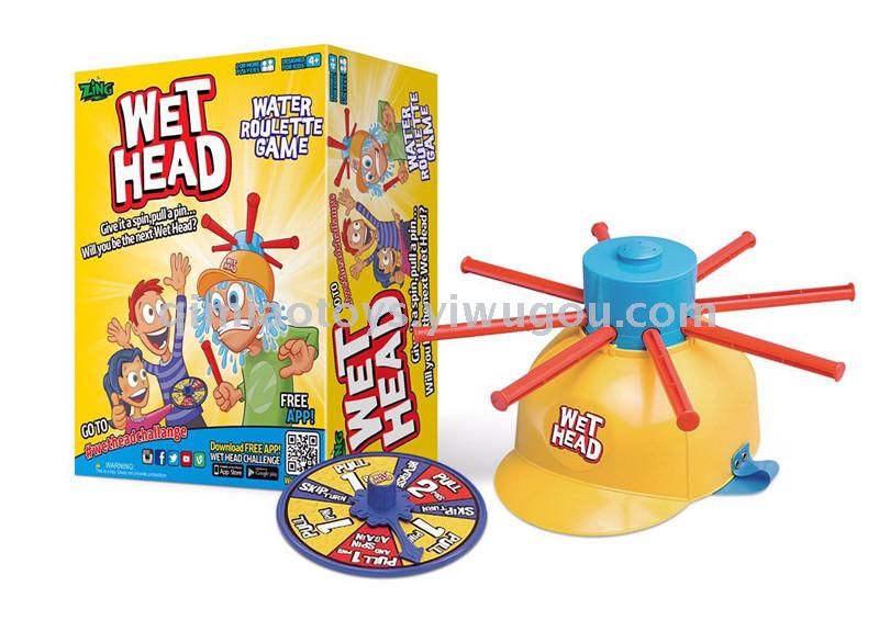 Wet Head game Wet Water Challenge Hat Wet turntable trick people