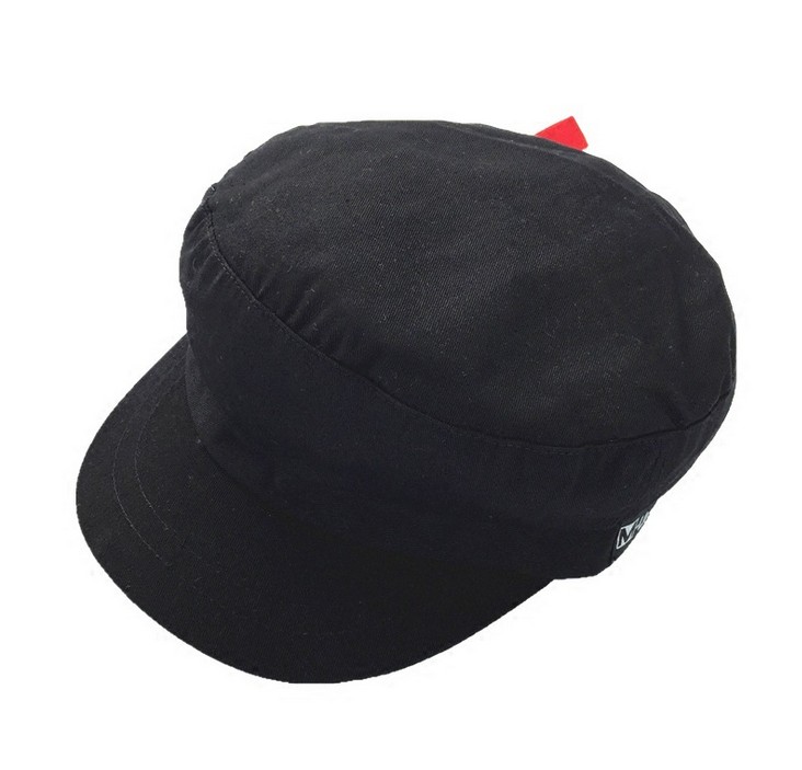 Letter red ribbon baseball cap, lady sun hat, flat-topped military cap, versatile and casual beret Application Scenario