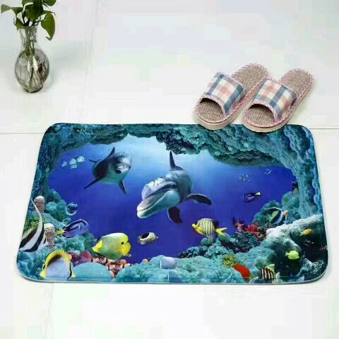 3d printed floor mat high definition fleece