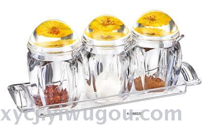New style of acrylic storage box for sealed seasoning jars 5010 5011 details Picture