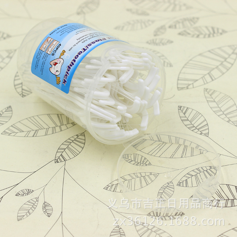 Daily necessities canisters disposable floss Oral health floss cleaning floss Yiwu small commodities details Picture