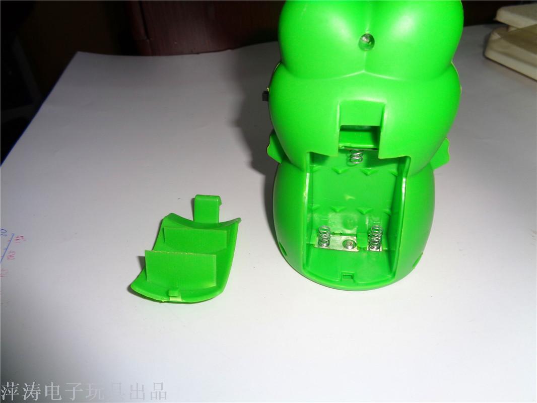 Children's plastic toy frog sensor doorbell event gift, voice alarm ground promotion, direct sales from the manufacturer Specification image