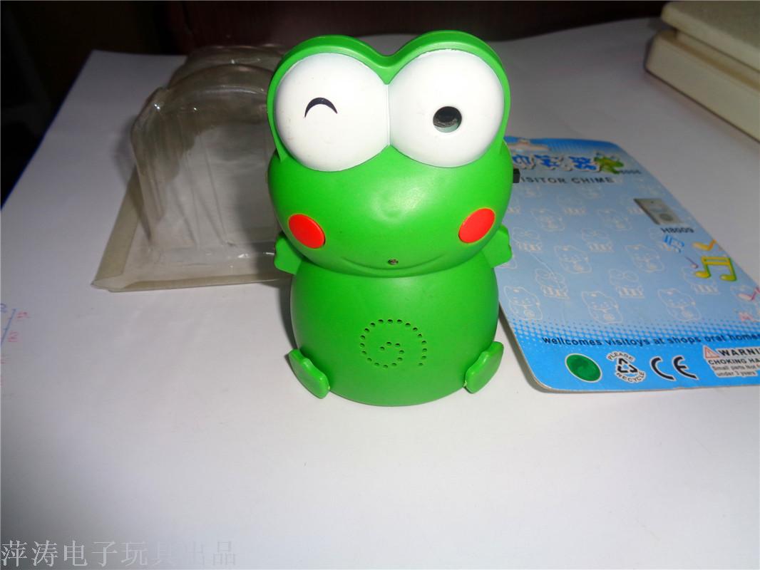 Children's plastic toy frog sensor doorbell event gift, voice alarm ground promotion, direct sales from the manufacturer details Picture