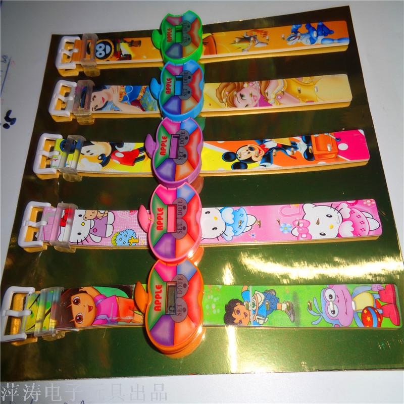 Children's Toy No. 280 Papa Ring Watch, student gift, LED wristwatch, ground promotion, direct sales from the manufacturer details Picture