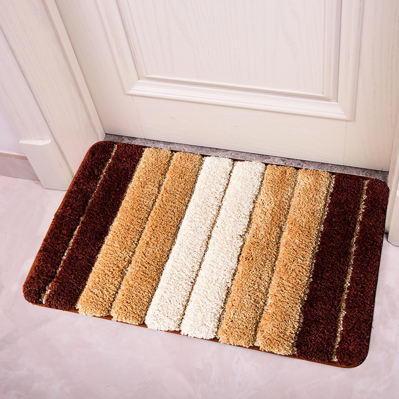 Superfine fiber absorbent bathroom anti-slip mat, toilet, bathroom, toilet bowl, bathtub side absorbent floor mat carpet details Picture