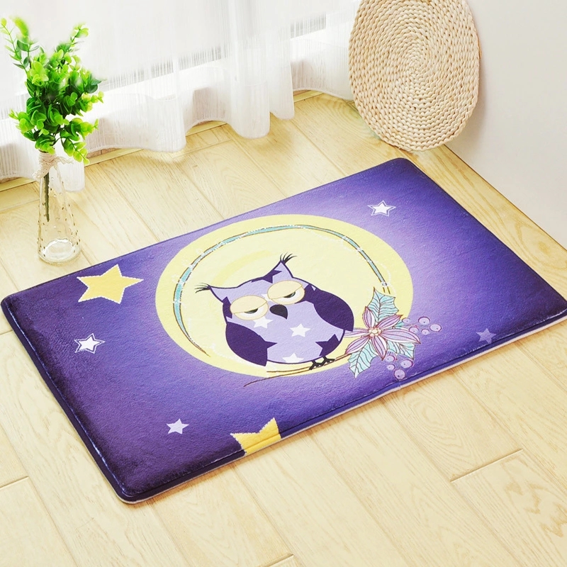 Flannel children's crawling MATS, floor MATS, thickened door MATS, bathroom MATS, bedroom bedside foot MATS