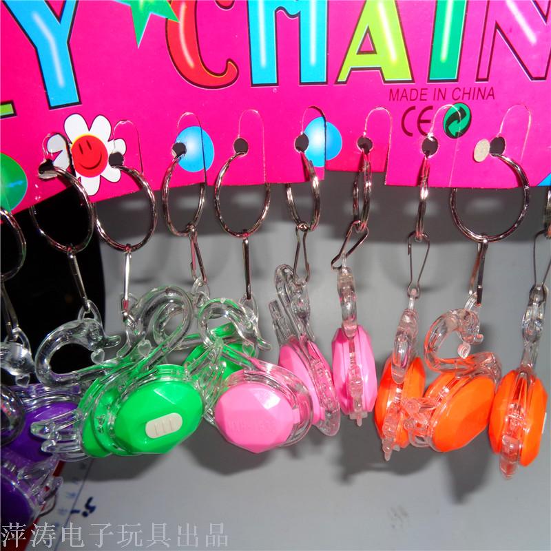 Children's toy swan keychain light event gift, LED night light, luminous ground promotion, direct sales from the manufacturer details Picture