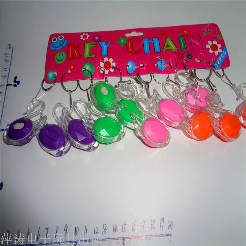 Children's toy swan keychain light event gift, LED night light, luminous ground promotion, direct sales from the manufacturer