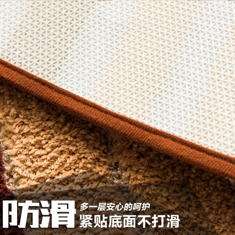 Superfine fiber absorbent bathroom anti-slip mat, toilet, bathroom, toilet bowl, bathtub side absorbent floor mat carpet Application Scenario