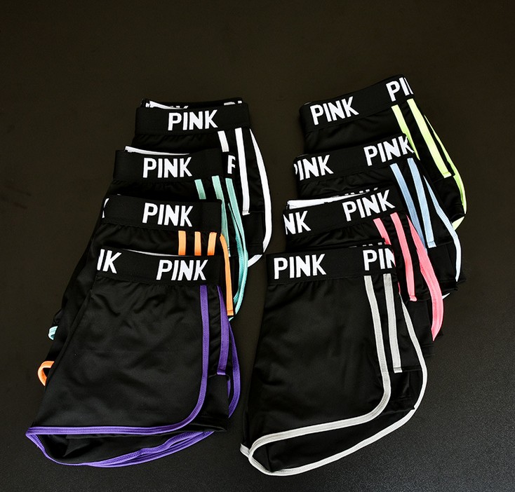 Sports shorts for women, running, quick-drying, loose, yoga, breathable, summer, white striped sports shorts for female students
