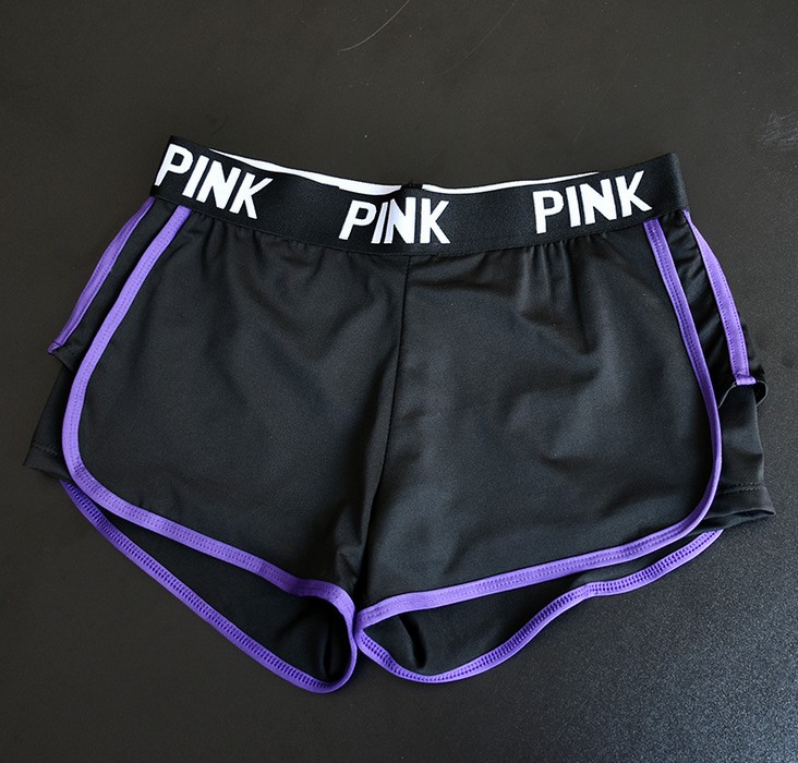 Sports shorts for women, running, quick-drying, loose, yoga, breathable, summer, white striped sports shorts for female students Specification image