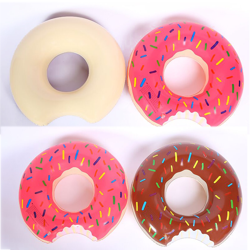 儿童甜甜圈游泳圈宝宝夏季腋下圈幼儿游乐圈夏季清凉巧克力圈