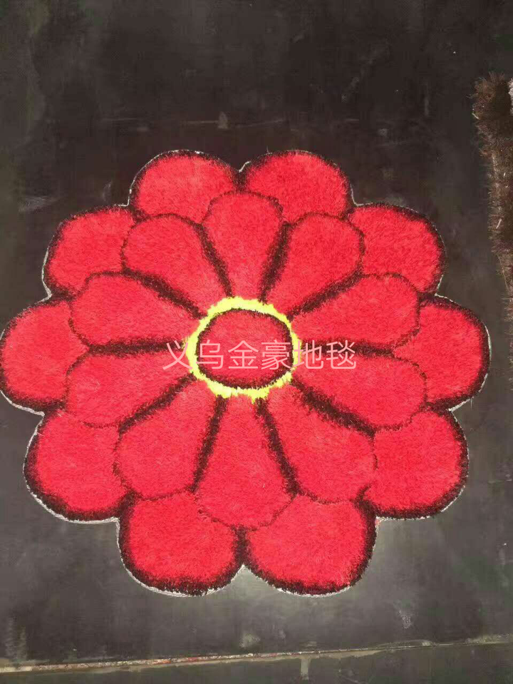 3d Sun flower new floor mat
