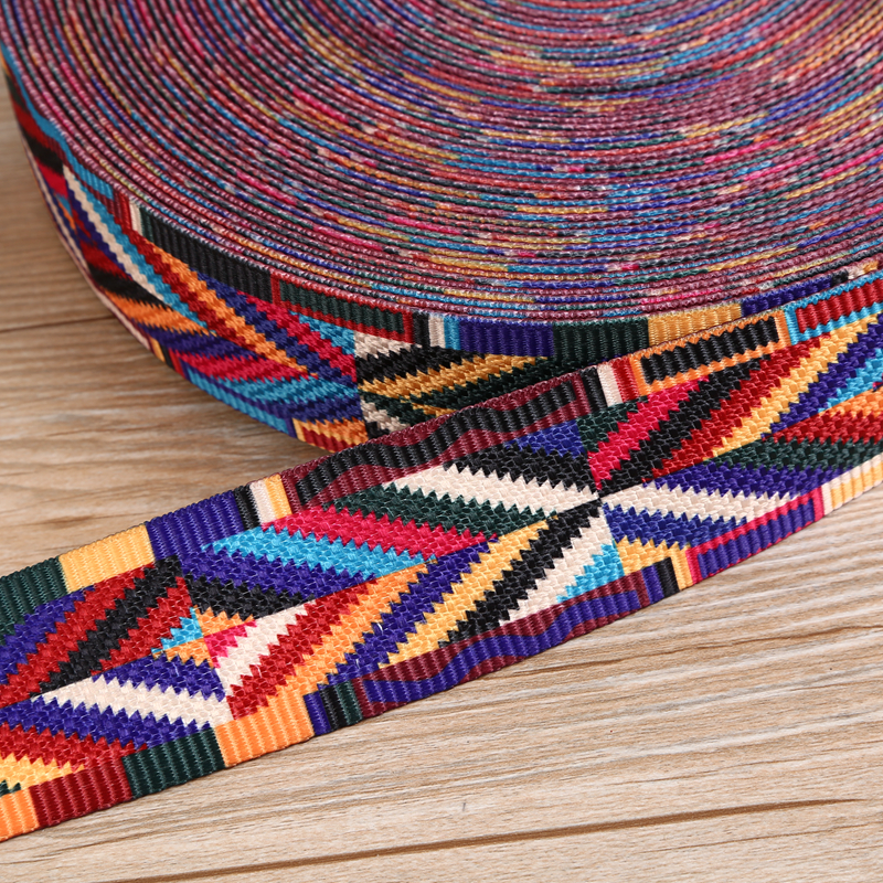 5CM fancy braid ribbon hollow ribbon arrowhead ribbon pet rope belt bag diagonal span belt