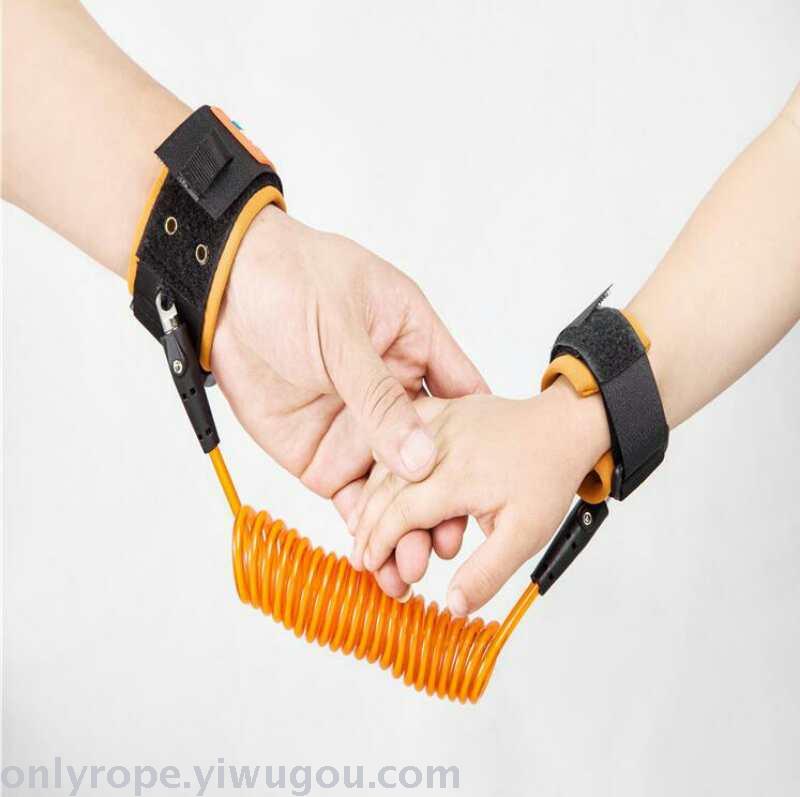 儿童防丢绳 防走失弹簧手环牵引绳 亲子绳