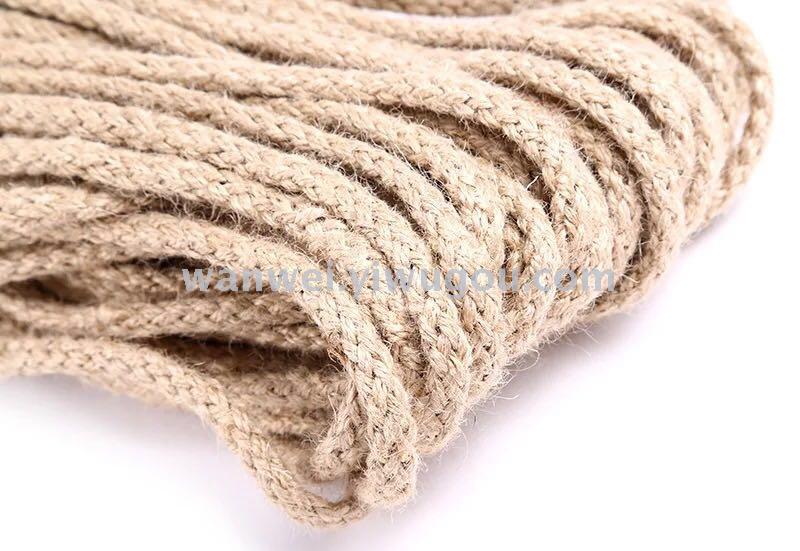 DIY clothing lace webbing accessories: natural jute woven webbing, jute rope details Picture