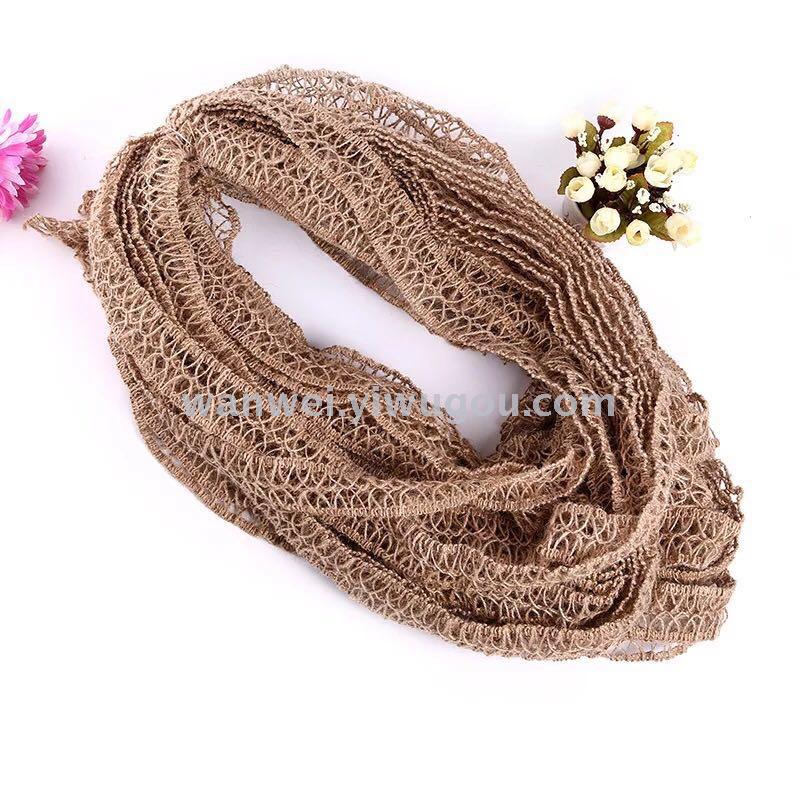 DIY clothing lace webbing accessories: natural jute woven webbing, jute rope details Picture