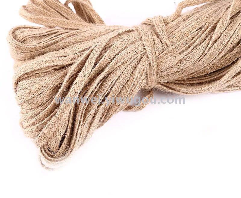 DIY clothing lace webbing accessories: natural jute woven webbing, jute rope