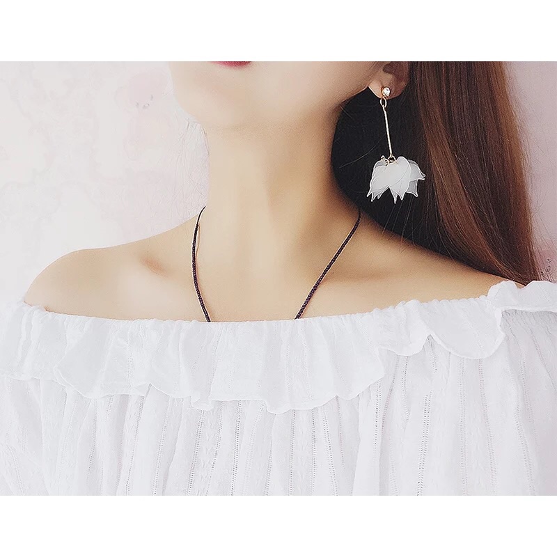 清凉夏季花瓣花朵耳环耳钉流行网络速卖通wish厂家批发直销包装