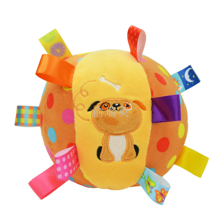 Baby bed hanging toy balls, soothing balls, infant balls, super soft bell soothing balls, factory direct sales, export for foreign trade Application Scenario