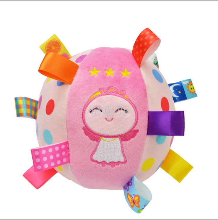 Baby bed hanging toy balls, soothing balls, infant balls, super soft bell soothing balls, factory direct sales, export for foreign trade details Picture