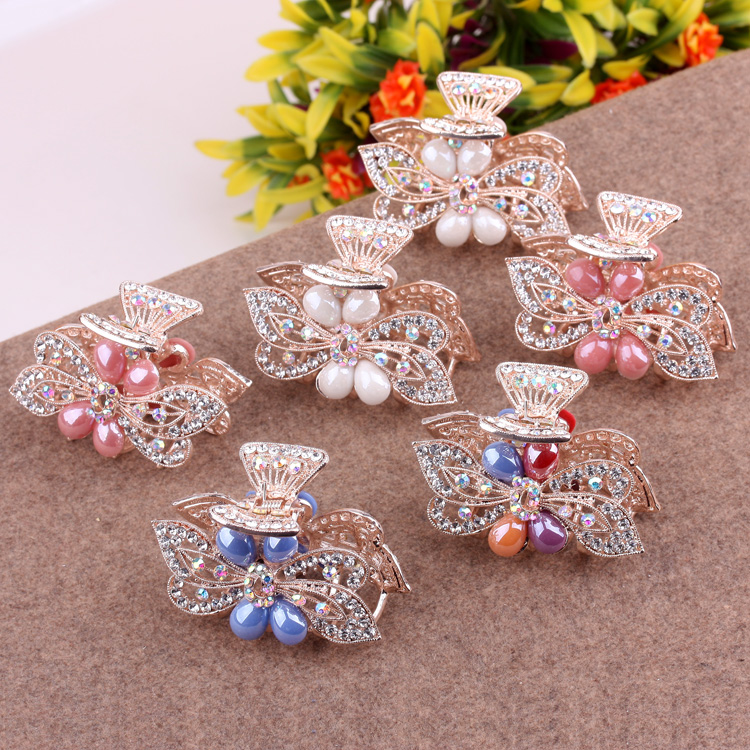Wholesale of large-sized alloy hair accessories and rhinestones from South Korea for over 10 yuan details Picture