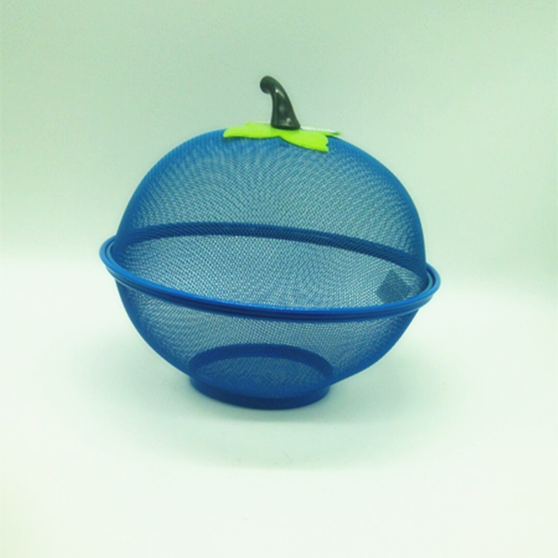 阳光百货 25寸苹果蓝 水果篮 洗菜篮 沥水