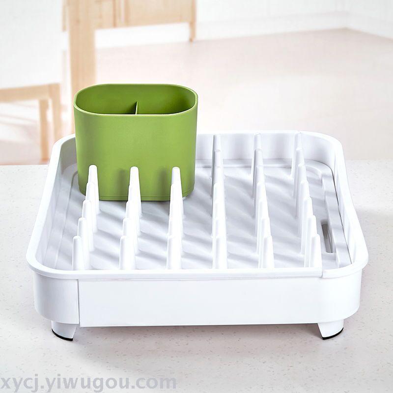 Sink draining tray, dish draining storage rack, plastic water filter tray, storage rack, kitchen draining rack Specification image