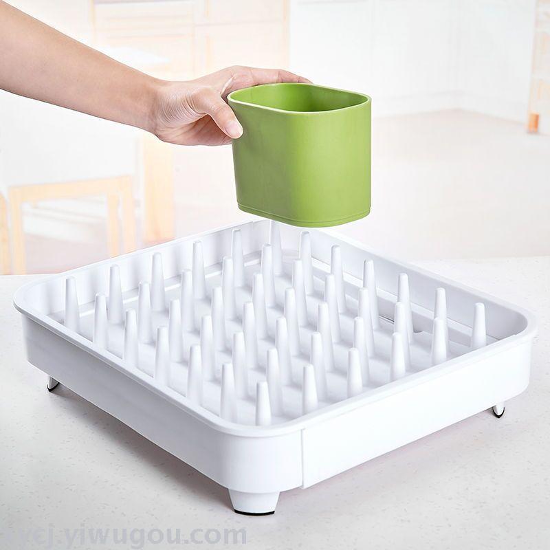 Sink draining tray, dish draining storage rack, plastic water filter tray, storage rack, kitchen draining rack details Picture