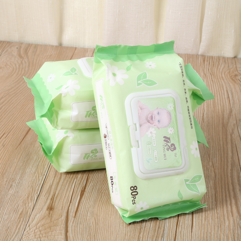 Wholesale of high-quality thickened pearl-patterned wet wipes with LIDS for mothers and babies Specification image