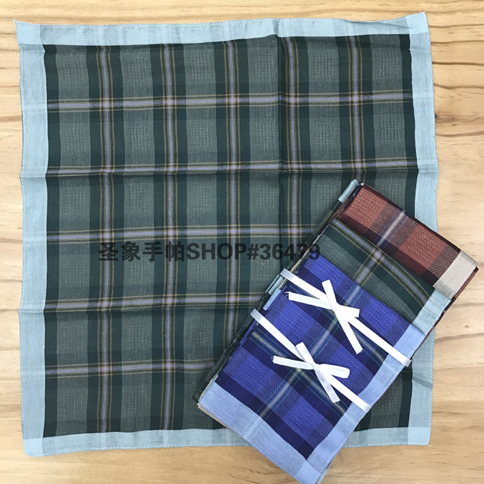 All-cotton knitted handkerchief, men's cotton dark handkerchief, thin 40*40CM square scarf, small headscarf Application Scenario