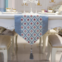 现代北欧风格亮片桌旗时尚简约 茶几布餐桌 可定制