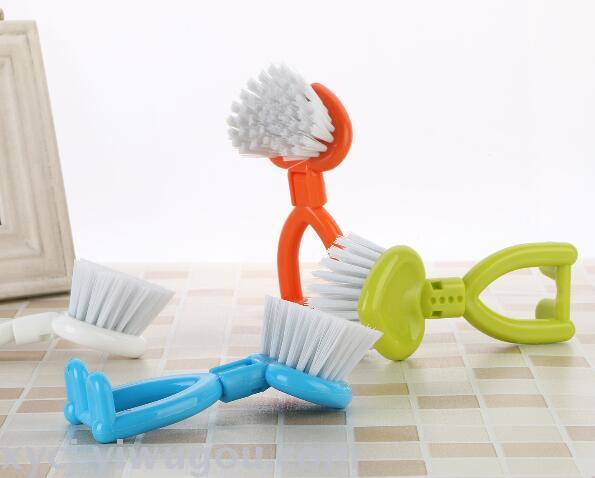 Human-shaped heart-shaped cleaning brush, multi-functional sink cup crevice brush details Picture