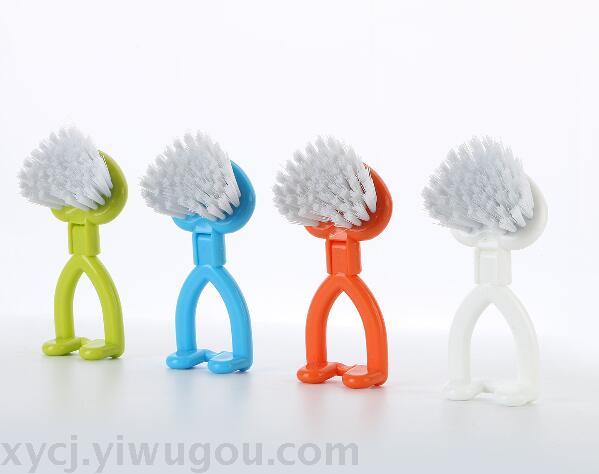 Humanoid love cleaning brush Multi-functional sink cup crevices brush