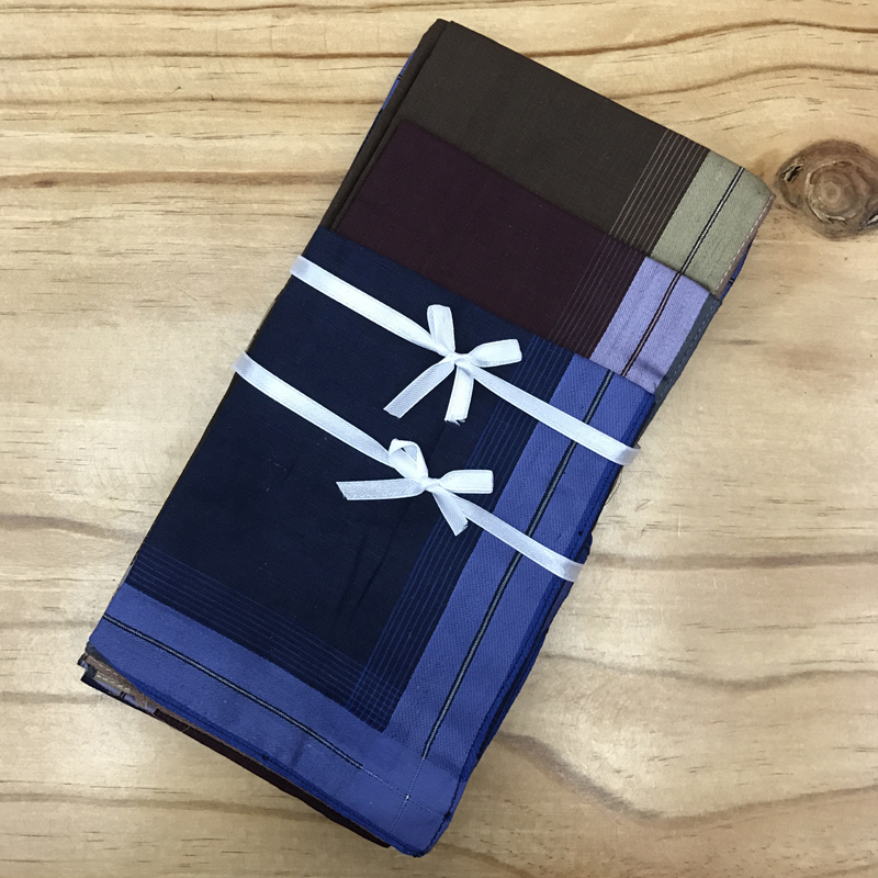 全棉针织手帕男士深色手绢薄款40*40CM方巾小头巾