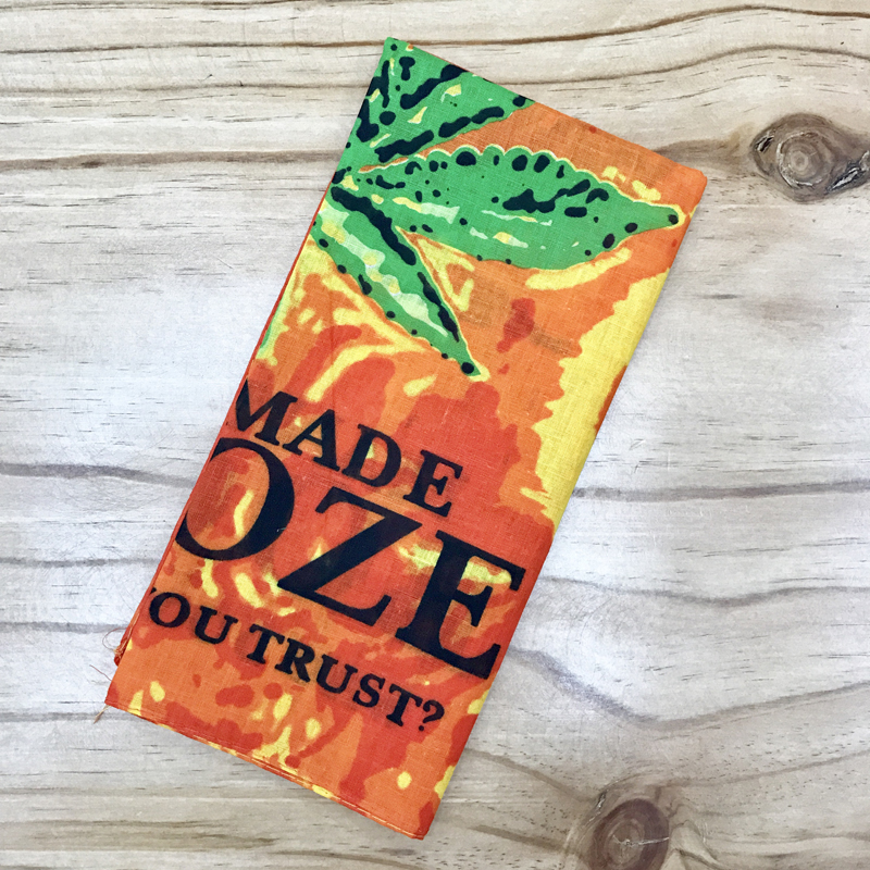 Pure cotton maple leaf headscarf, outdoor large handkerchief, sports sweat-absorbing headscarf, square scarf, 55CM