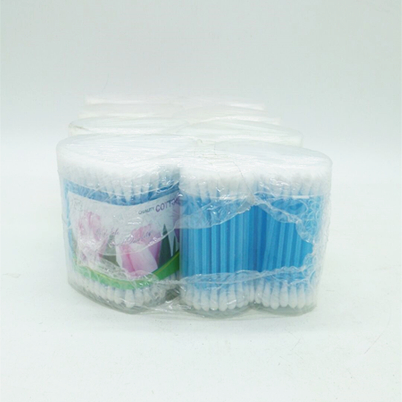 Sunshine Department Store plastic heart-shaped cotton swabs, double-headed cotton swabs, ear cleaning and cosmetic cotton swabs details Picture