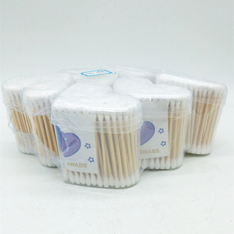 Sunshine Department Store's heart-shaped wooden swabs, double-headed swabs, ear cleaning, and cosmetic swabs Specification image