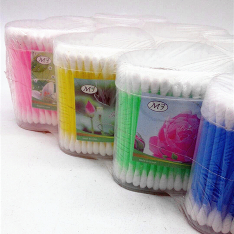 Sunshine Department Store plastic heart-shaped cotton swabs, double-headed cotton swabs, ear cleaning and cosmetic cotton swabs Application Scenario