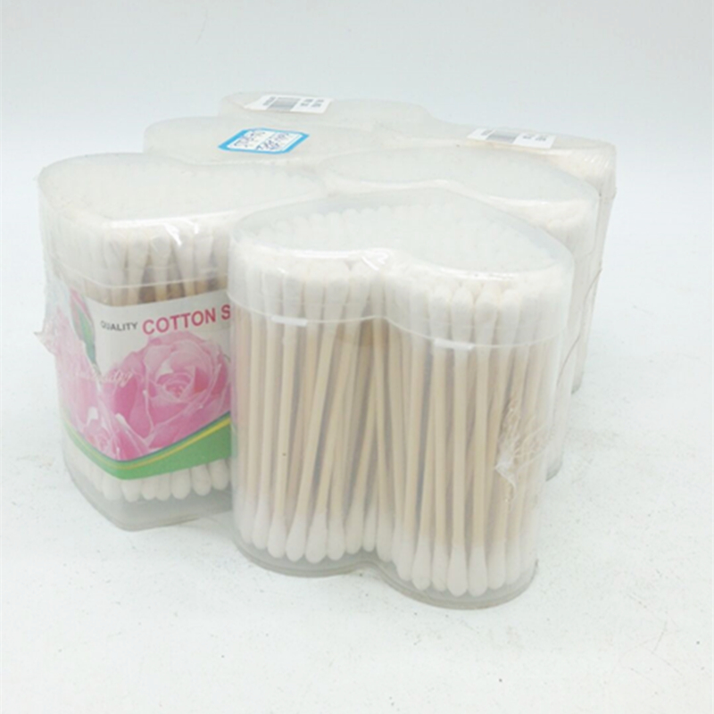 Sunshine Department Store's heart-shaped wooden swabs, double-headed swabs, ear cleaning, and cosmetic swabs Specification image
