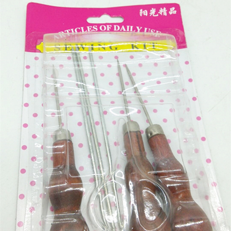 Sunshine Department Store wooden handle gourd crochet hook shoes needle Crochet combination details Picture