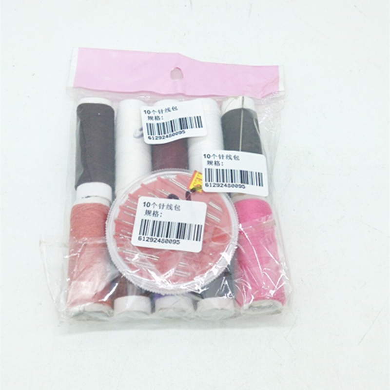 Sunshine Department Store's 10-piece sewing kit, sewing combination, multi-color coils